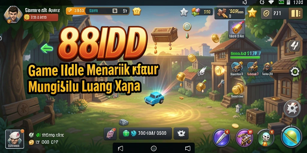 Tampilan gameplay Idle menarik di 88ID dengan sumber daya yang terus berkembang.