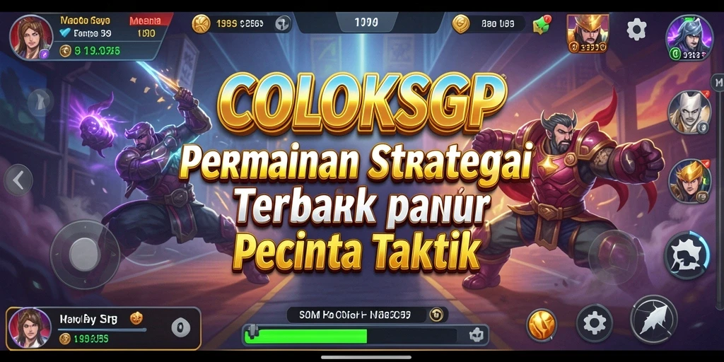 Tampilan gameplay COLOKSGP dengan strategi mendalam dan taktik yang menantang.