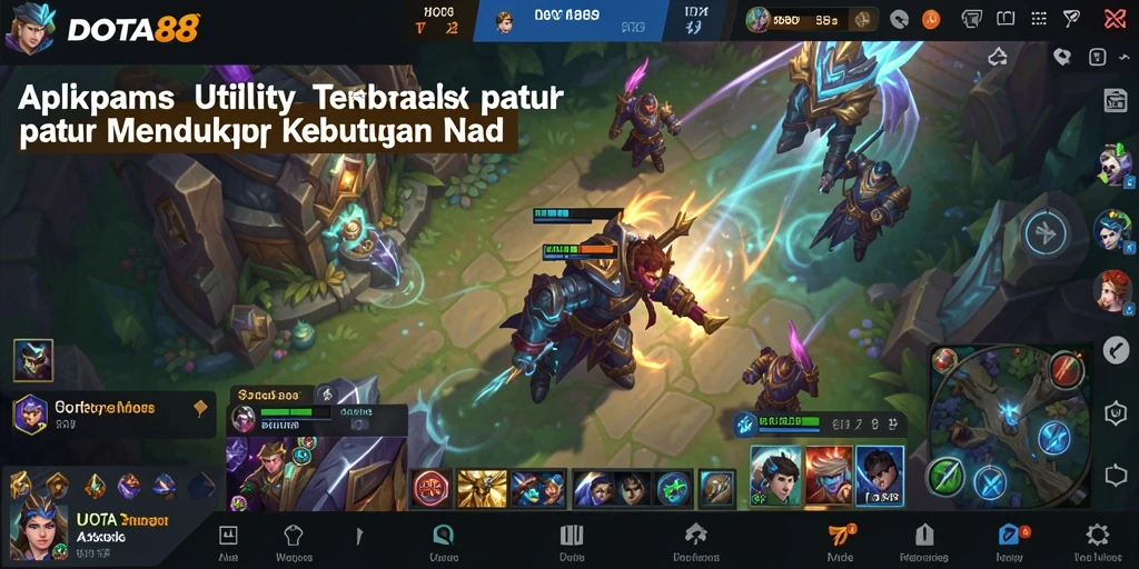 Tampilan utama DOTA88 yang intuitif dan mudah dipahami.