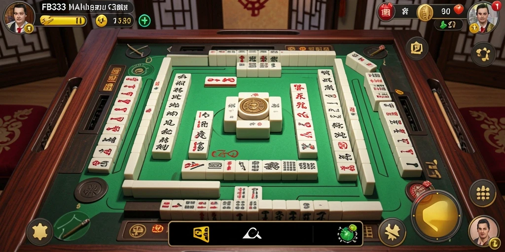 Tampilan gameplay FB333 yang seru dan menarik dalam permainan Mahjong.