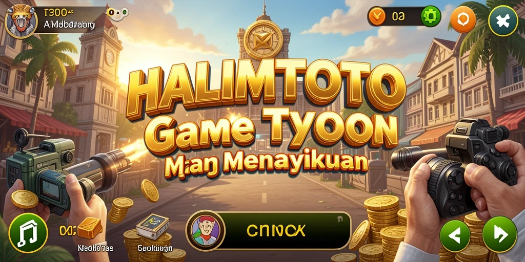 Tampilan seru gameplay HALIMTOTO yang menantang.