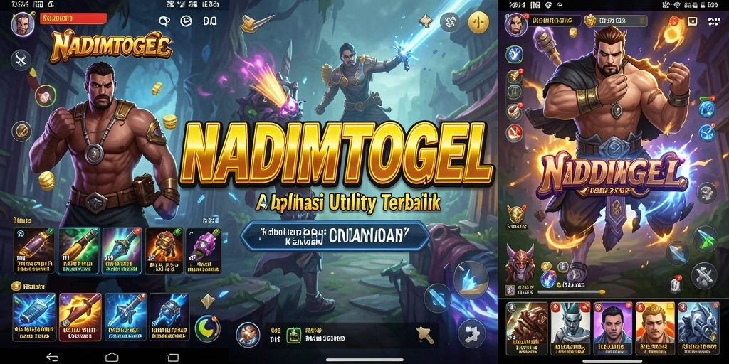 Tampilan antarmuka NADIMTOGEL yang modern dan fungsional.