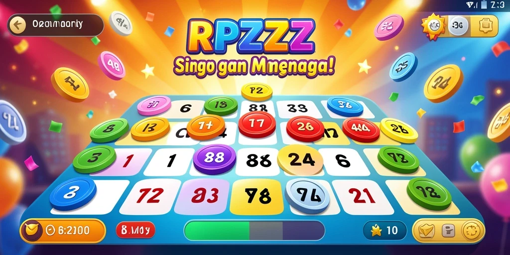 Tampilan gameplay seru dari RPZZZ yang menampilkan Bingo.