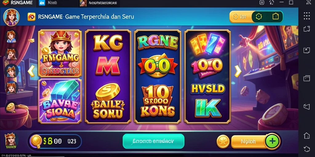 Tampilan gameplay slot yang menarik dan interaktif di RSNGAME.