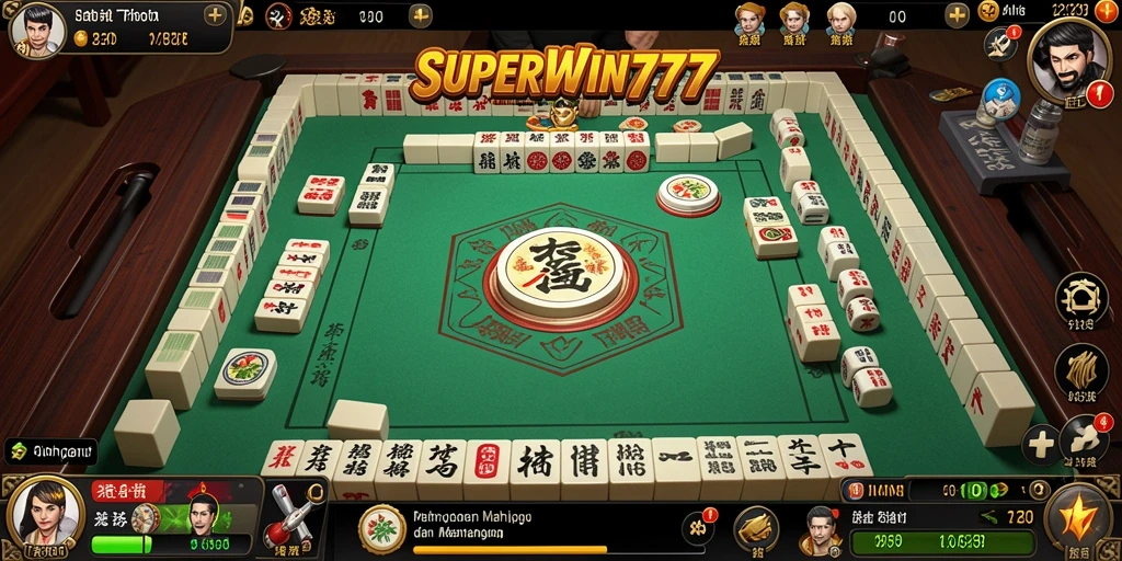 Gameplay seru dari SUPERWIN777 yang menggugah semangat bermain Mahjong.