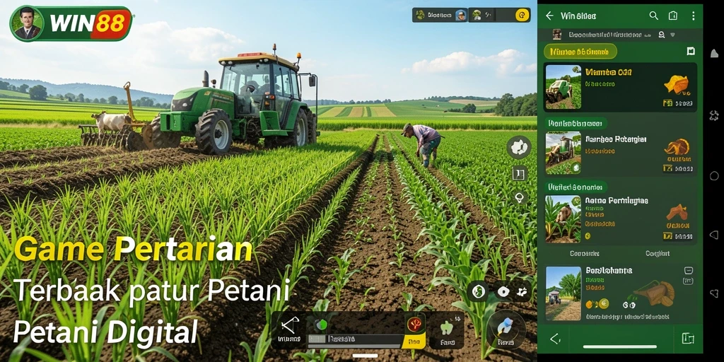 Tampilan gameplay WIN88 dengan aktivitas bertani yang menyenangkan.